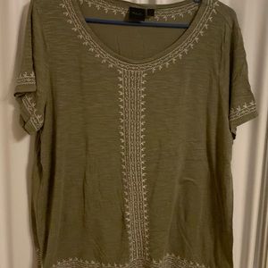 Rafaella scoop neck top